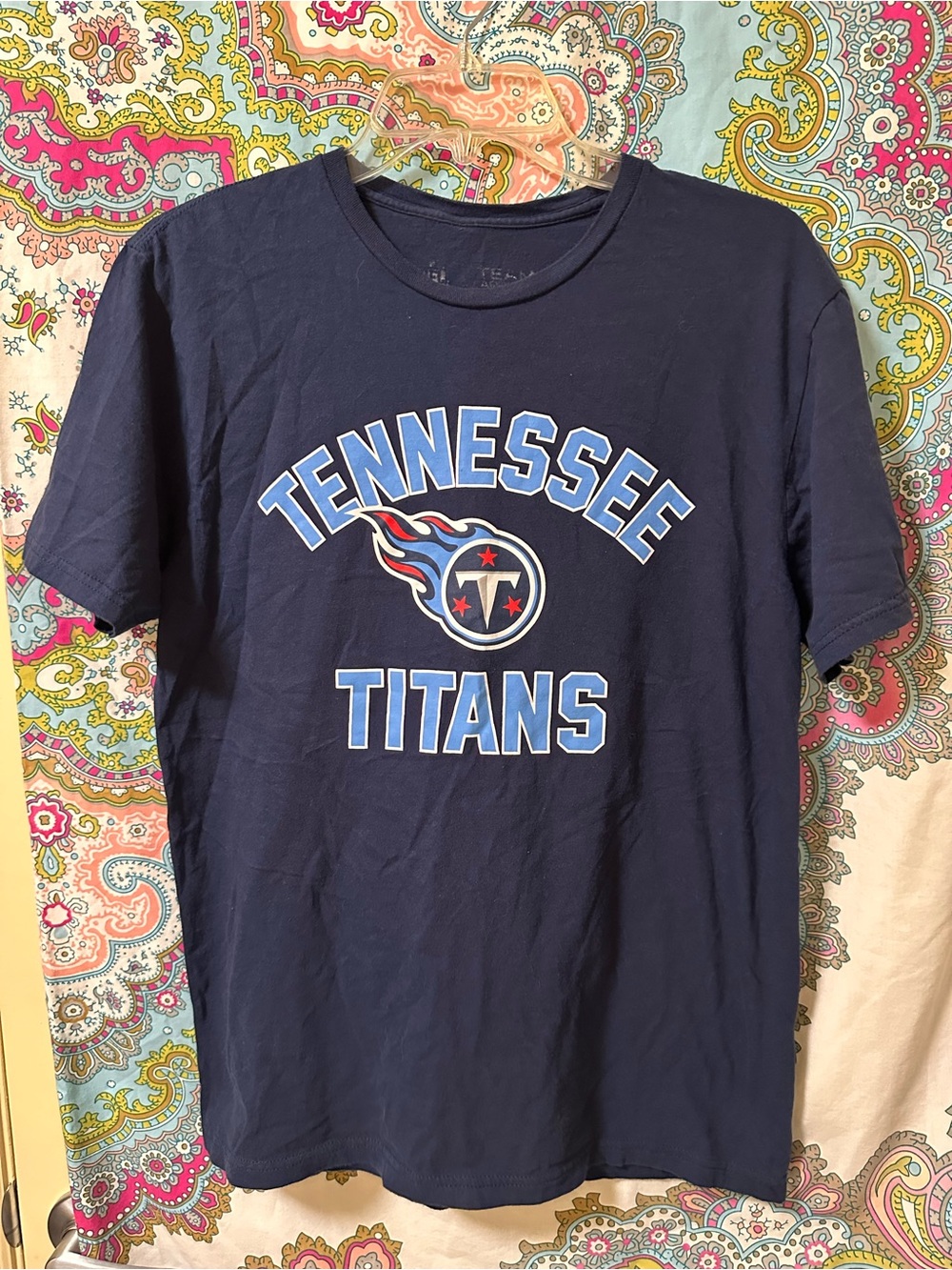 NFL Tennessee Titans Navy Blue Logo Tee